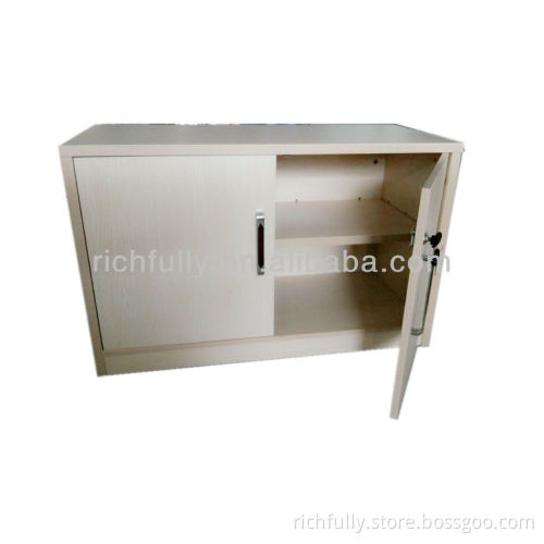 Assembled Heavy-duty in 25mm Thickness Wood Storage Cabinet Shelf With 2 Doors in office/home